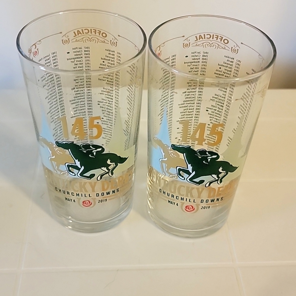 Two Derby Glasses. 2019